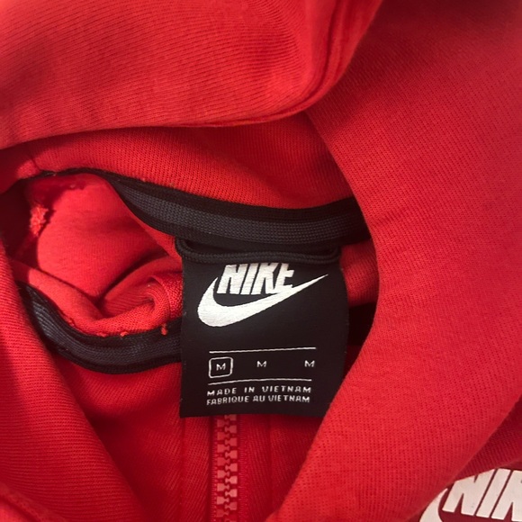 fully red nike tech size M men’s - Picture 3 of 3